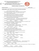 Examen de Historia de México s/r