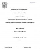 ¿Qué papel juega el medio ambiente y social en la Ingeniería Civil?