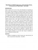 Situacion de COVID-19 en Trujillo hasta Junio 2020