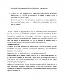 Conceptos de Derecho Económico Internacional