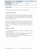 Actividad 1: Reflexión sobre la película El pequeño salvaje