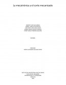 La mecatrónica y el corte mecanizado