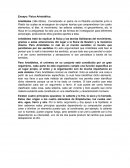 Ensayo fisica aristotelica