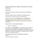 CARACTERIZACION FISICA, QUIMICA Y BIOLOGICA DE LAS AGUAS RESIDUALES