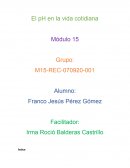 Acidos, bases. El pH en la vida cotidiana