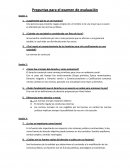 Preguntas para el examen de evaluación derecho