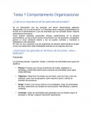 Tarea 1 Comportamiento Organizacional