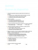 Química Examen de diagnostico