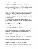 La adolescencia en la historia