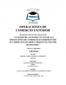 “ANÁLISIS DE LAS ESTRUCTUTAS DE LAS OPERACIONES DE COMERCIO EXTERIOR ENTRE ECUADOR CON ESTADOS UNIDOS EN EL SECTOR PETROLERO”