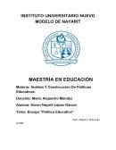 Política Educativa