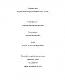 Evidencia No.3 Proyecto de Investigación de Mercados – Parte 1