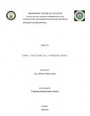 TEMAS Y SUBTEMAS DE LA PRIMERA UNIDAD. TIC´S