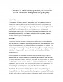 Prioridades en la formación ético-profesional para alcanzar una adecuada comunicación médico paciente