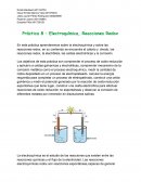 Práctica 8 – Electroquímica, Reacciones Redox