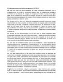 El triste panorama económico que genera el COVID-19