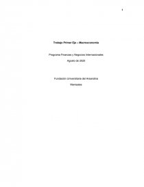 Programa Finanzas y Negocios Internacionales. Página 1