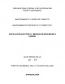 INSTALACIÓN ELECTRICA Y MEDIDAS DE SEGURIDAD E HIGIENE