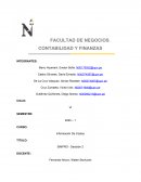 FACULTAD DE NEGOCIOS . CONTABILIDAD Y FINANZAS