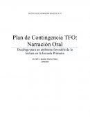 Plan de Contingencia TFO: Narración Oral