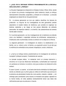 Cuál es el enfoque teórico predominante en la Escuela Anglosajona?