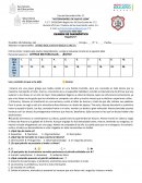 EXAMEN ESPAÑOL 2 SECUNDARIA