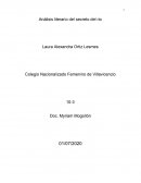 Analisis literario del libro secreto en el rio