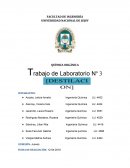QUÍMICA ORGÁNICA Trabajo de Laboratorio Nº 3