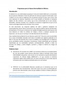 Propuestas para la Nueva Normalidad en México