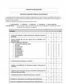 ENCUESTA DE SATISFACCIÓN PARA VALORAR UN SERVICIO OCUPACIONAL