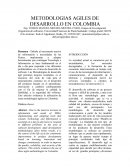 Metodologias agiles de desarrollo en colombia
