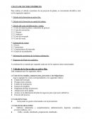 CÁLCULOS TECNOECONÓMICOS