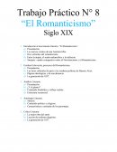 Trabajo Práctico N° 8 “El Romanticismo”