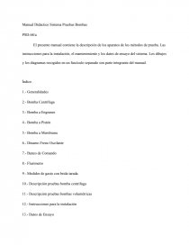 Manual Didáctico Sistema Pruebas Bombas. Página 1