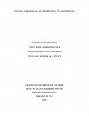 AUDITORIA ADMINISTRATIVA EN LA EMPRESA TELCOS INGENIERÍA S.A