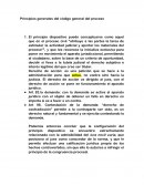 Principios generales del codigo general del proceso
