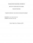 Carpeta de evidencias ¨Línea verde en la educación tecnológica”