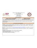 PLAN DE TRABAJO Elementos Básicos de las Artes