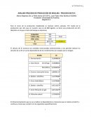 ANÁLISIS PROCESO DE PRODUCCIÓN DE INSULINA - PROCESO BATCH