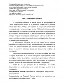 La Escuela de Chicago Taller 3 - Investigación Cualitativa