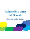 Asignacion a cargo del docente