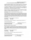 CASO: ELECCION DE OPERADORES LOGISTICOS