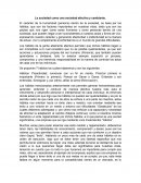 La sociedad como una sociedad efectiva y cambiante