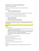 CONTROL PRENATAL Y EVALUACION DE RIESGO MATERNO