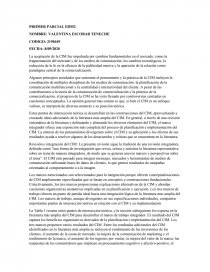 COMUNICACION INTEGRADA DE MARKETING. Página 1