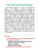 Caso práctico: Evaluación de Desempeño