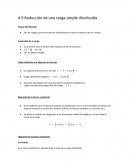Reducción de una carga simple distribuida