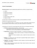 PROYECTO GASTRONÓMICO