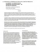 GESTIÓN DE LA DIVERSIDAD CULTURAL EN EL LUGAR DE TRABAJO: RH