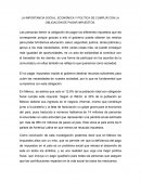 LA IMPORTANCIA SOCIAL, ECONÓMICA Y POLÍTICA DE CUMPLIR CON LA OBLIGACIÓN DE PAGAR IMPUESTOS